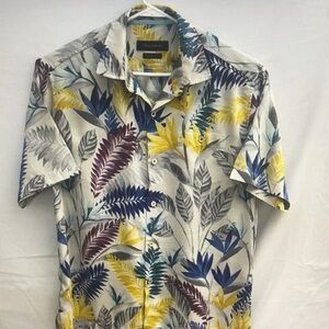 Floral Print Men's Shirt